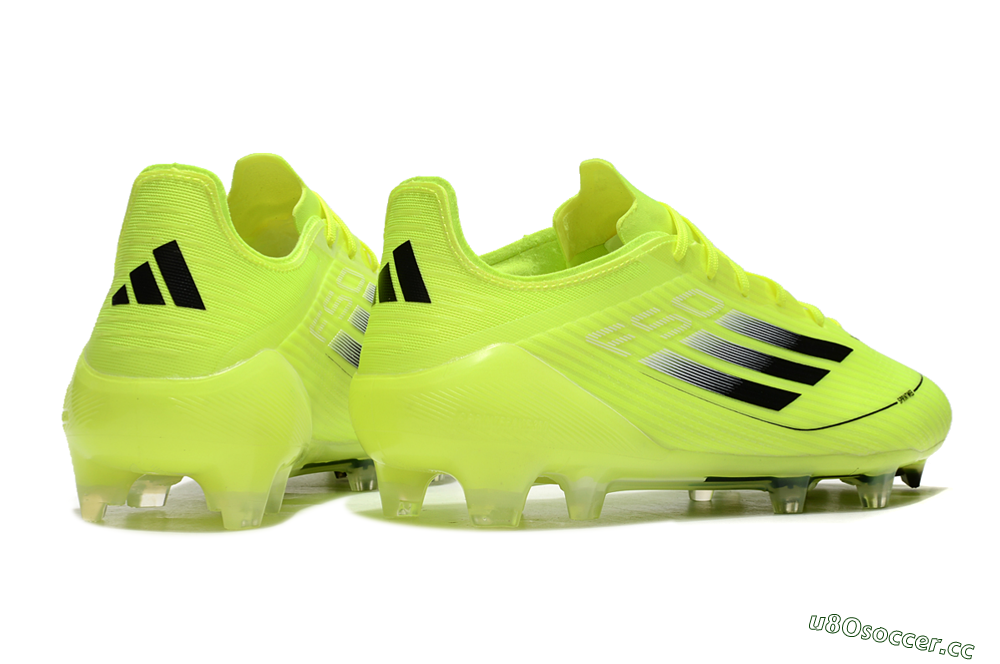 Men's Adidas F50 Elite FG Firm Ground Low-Tops Football Boots - Yellow/Black 6