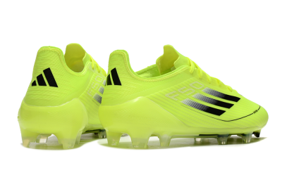 Men's Adidas F50 Elite FG Firm Ground Low-Tops Football Boots - Yellow/Black