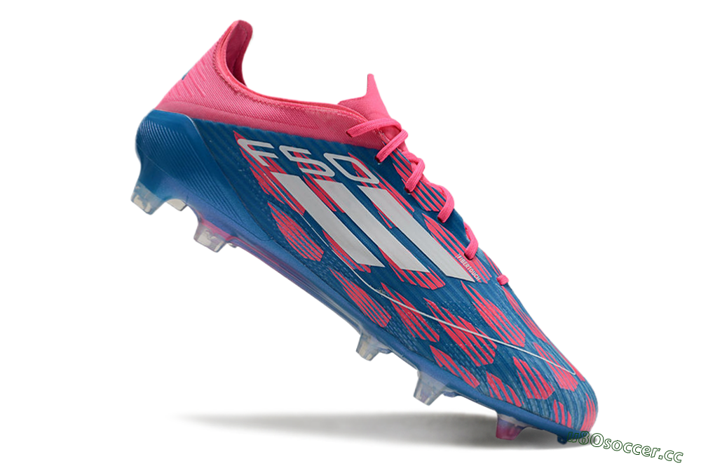 Men's Adidas F50 Elite FG Firm Ground Low-Tops Football Boots - Blue/Red/White 4