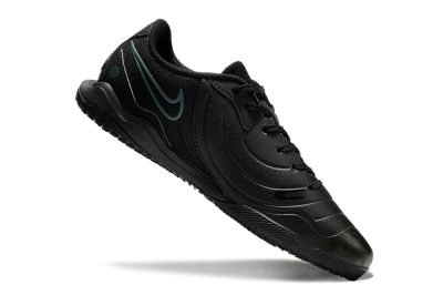 Men's Nike Tiempo Legend 10 Academy IC Indoor & Futsal Low-Tops Football Shoes - Black/Jade