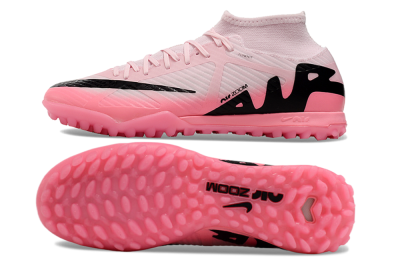 Men's Nike Air Zoom Mercurial Superfly 9 Academy TF Artificial Turf High-Tops Football Shoes - Pink/Black