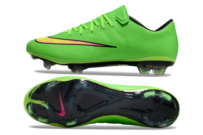 Men's Nike Mercurial Vapor 10 FG Firm Ground Low-Tops Football Boots - Yellow/Red/Gold