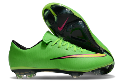 Men's Nike Mercurial Vapor 10 FG Firm Ground Low-Tops Football Boots - Yellow/Red/Gold