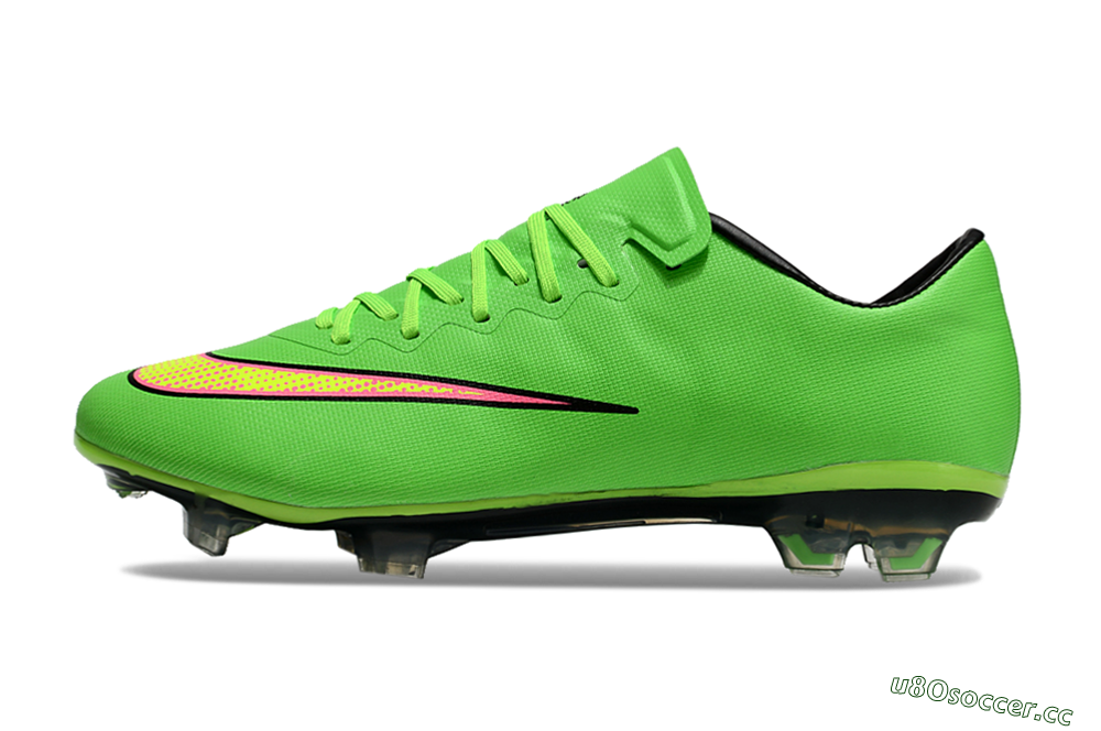 Men's Nike Mercurial Vapor 10 FG Firm Ground Low-Tops Football Boots - Yellow/Red/Gold 0