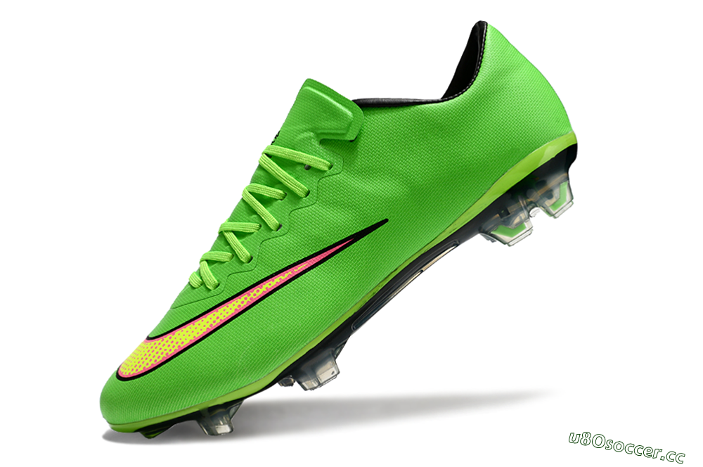 Men's Nike Mercurial Vapor 10 FG Firm Ground Low-Tops Football Boots - Yellow/Red/Gold 5