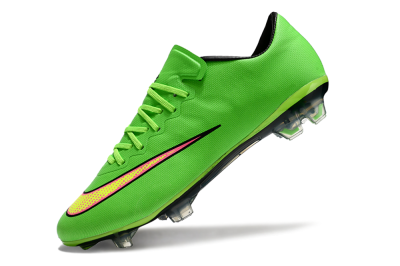Men's Nike Mercurial Vapor 10 FG Firm Ground Low-Tops Football Boots - Yellow/Red/Gold