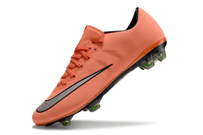 Men's Nike Mercurial Vapor 10 Elite FG Firm Ground Low-Tops Football Boots - Orange/White/Black