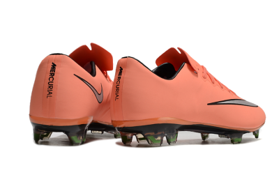 Men's Nike Mercurial Vapor 10 Elite FG Firm Ground Low-Tops Football Boots - Orange/White/Black