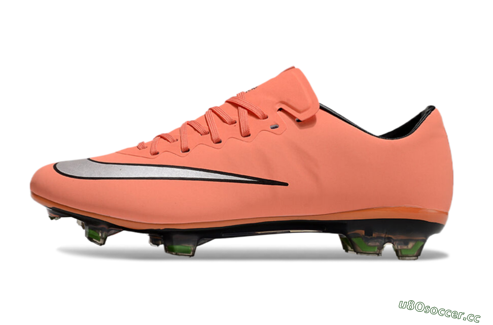 Men's Nike Mercurial Vapor 10 Elite FG Firm Ground Low-Tops Football Boots - Orange/White/Black 0