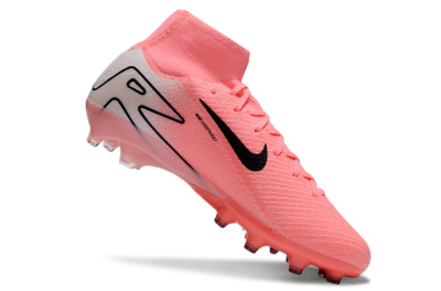Men's Nike Air Zoom Mercurial Superfly 10 Elite AG Artificial Grass High-Tops Football Boots - Pink/White/Black
