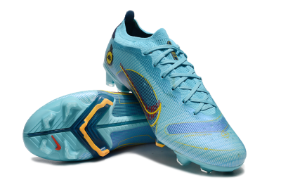 Men's Nike Mercurial Vapor 14 Elite FG Firm Ground Low-Tops Football Boots - Jade/Yellow/Black