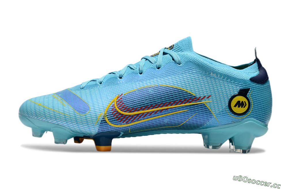 Men's Nike Mercurial Vapor 14 Elite FG Firm Ground Low-Tops Football Boots - Jade/Yellow/Black 0