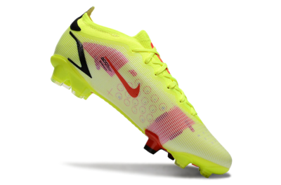 Men's Nike Mercurial Vapor 14 Elite FG Firm Ground Low-Tops Football Boots - Yellow/Red/Black