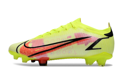 Men's Nike Mercurial Vapor 14 Elite FG Firm Ground Low-Tops Football Boots - Yellow/Red/Black