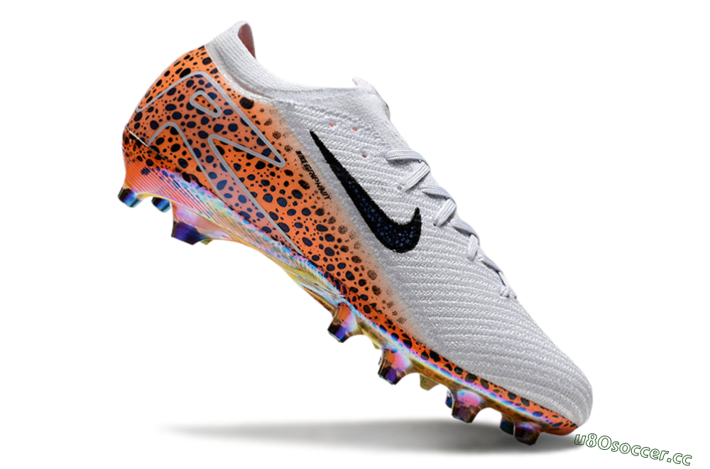 Men's Nike Air Zoom Mercurial Vapor 16 Elite AG Artificial Grass Low-Tops Football Boots - Grey/Black/Brown 4