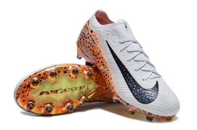 Men's Nike Air Zoom Mercurial Vapor 16 Elite AG Artificial Grass Low-Tops Football Boots - Grey/Black/Brown