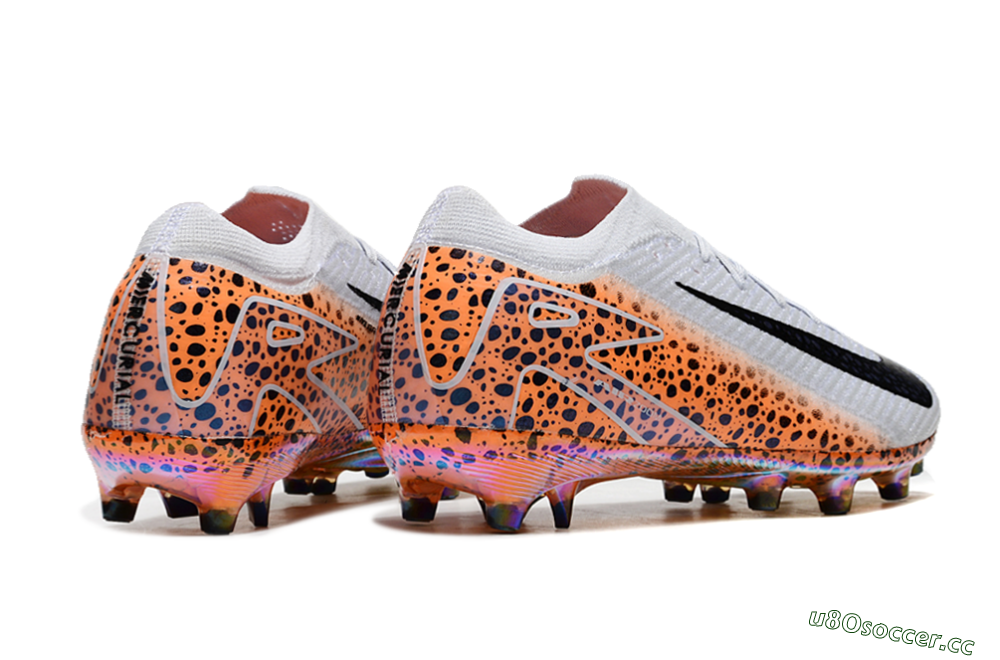 Men's Nike Air Zoom Mercurial Vapor 16 Elite AG Artificial Grass Low-Tops Football Boots - Grey/Black/Brown 6