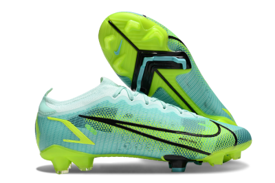 Men's Nike Mercurial Vapor 14 Elite FG Firm Ground Low-Tops Football Boots - Green/Black/Yellow