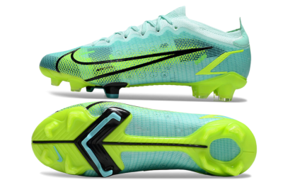 Men's Nike Mercurial Vapor 14 Elite FG Firm Ground Low-Tops Football Boots - Green/Black/Yellow