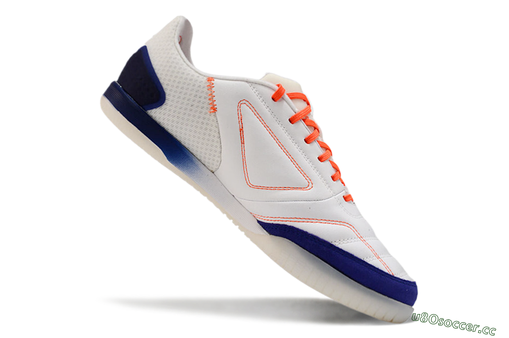 Men's Adidas Top Sala Competition IC Indoor & Futsal Low-Tops Football Shoes - White/Red/Blue 4