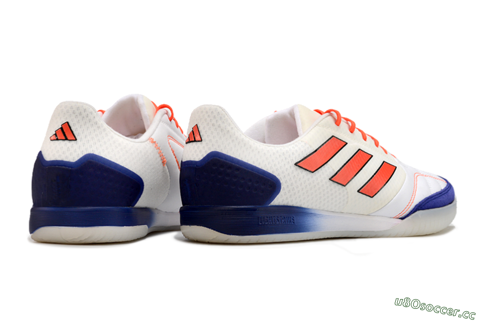 Men's Adidas Top Sala Competition IC Indoor & Futsal Low-Tops Football Shoes - White/Red/Blue 6