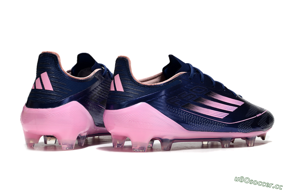 Men's Adidas F50 Elite FG Firm Ground Low-Tops Football Boots - Blue/Pink 6