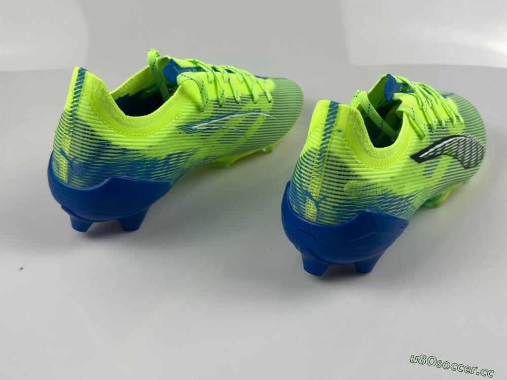 Men's Puma Ultra Ultimate FG Firm Ground Low-Tops Football Boots - Yellow/White/Blue