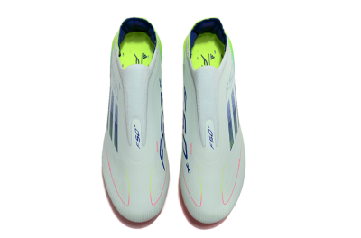Unisex Adidas F50+ Lightstrike Pro Laceless FG Firm Ground Low-Tops Football Boots - Jade/Rainbow