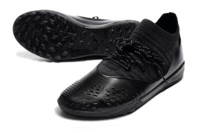 Men's Puma Future Z 1.3 Teazer IC Indoor & Futsal Low-Tops Football Shoes - Black/Yellow