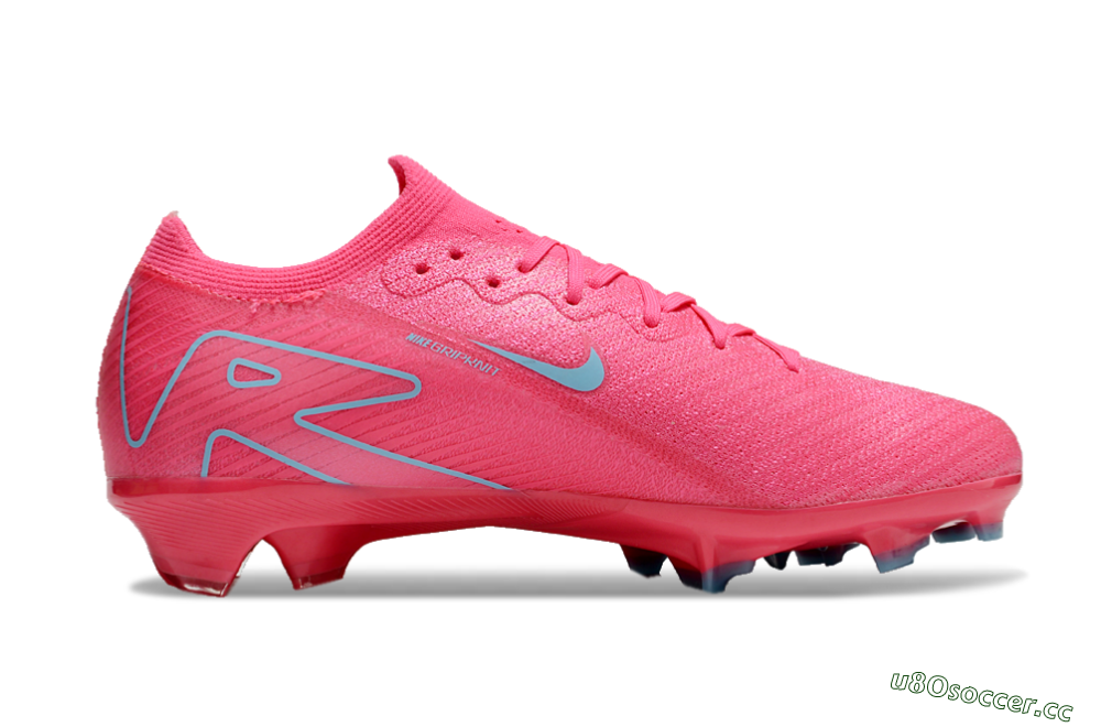 Unisex Nike Air Zoom Mercurial Vapor 16 Elite FG Firm Ground Low-Tops Football Boots - Red/Jade 7