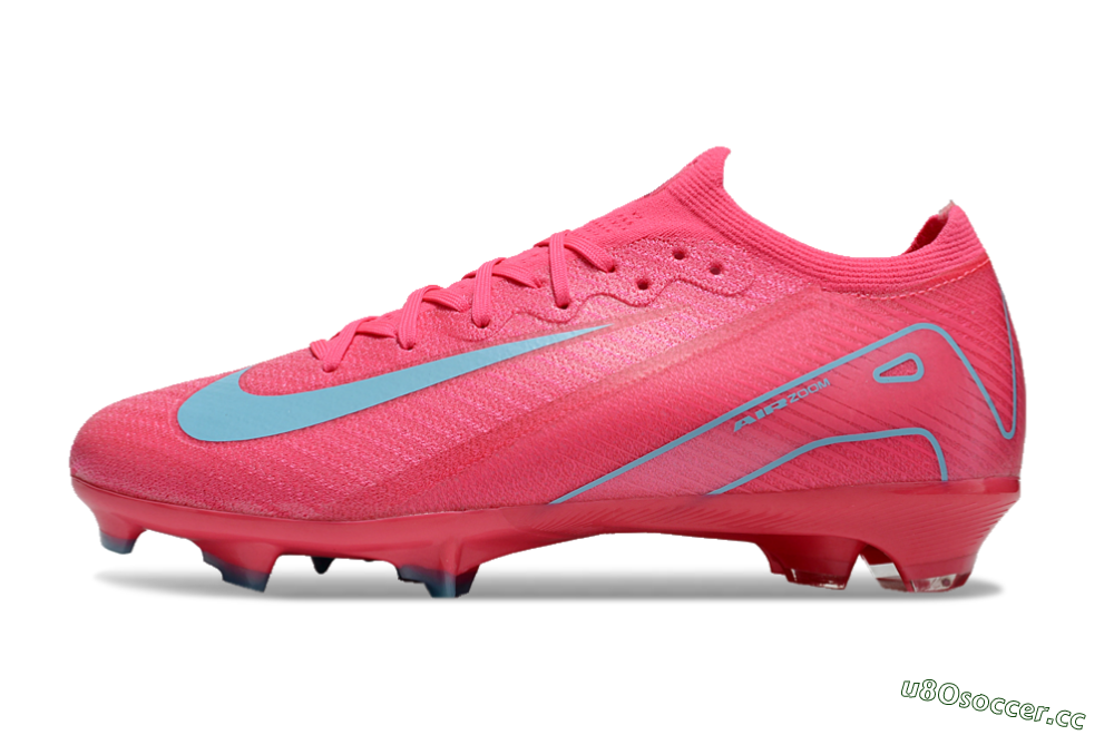 Unisex Nike Air Zoom Mercurial Vapor 16 Elite FG Firm Ground Low-Tops Football Boots - Red/Jade 0