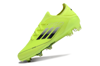 Kids Adidas F50 Elite FG Firm Ground Low-Tops Football Boots - Yellow/Black