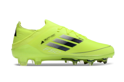 Kids Adidas F50 Elite FG Firm Ground Low-Tops Football Boots - Yellow/Black