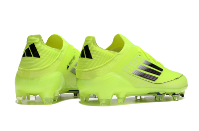 Kids Adidas F50 Elite FG Firm Ground Low-Tops Football Boots - Yellow/Black