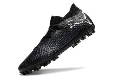 Men's Puma Future Ultimate MG Multi Ground Low-Tops Football Boots - Black/White