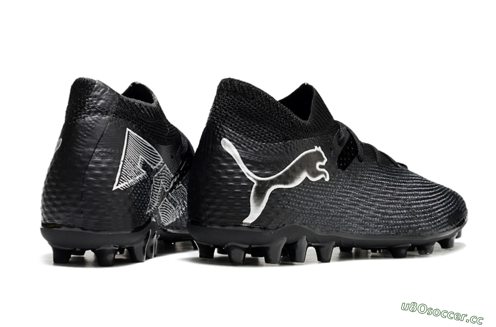 Men's Puma Future Ultimate MG Multi Ground Low-Tops Football Boots - Black/White 6