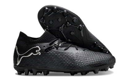 Men's Puma Future Ultimate MG Multi Ground Low-Tops Football Boots - Black/White