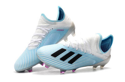 Unisex Adidas X 19.1 FG Firm Ground Low-Tops Football Boots - Jade/Black/White