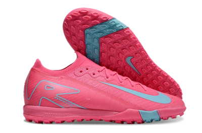 Men's Nike Air Zoom Mercurial Vapor 16 Elite TF Artificial Turf Low-Tops Football Shoes - Pink/Red/Jade