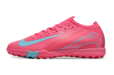 Men's Nike Air Zoom Mercurial Vapor 16 Elite TF Artificial Turf Low-Tops Football Shoes - Pink/Red/Jade