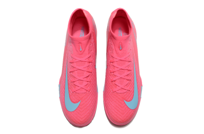 Men's Nike Air Zoom Mercurial Superfly 10 Elite TF Artificial Turf High-Tops Football Shoes - Pink/Red/Jade