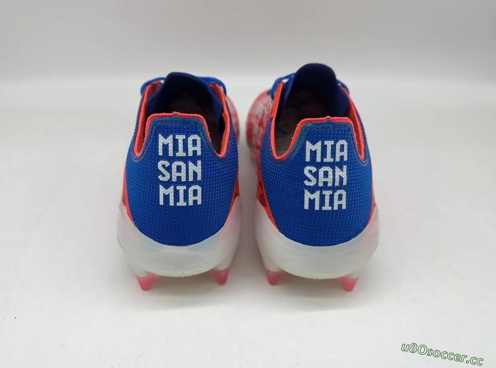Men's Adidas F50 Elite FG Firm Ground Low-Tops Football Boots - Red/White/Blue