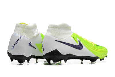 Men's Nike Phantom Luna Elite FG Firm Ground High-Tops Football Boots - Yellow/Blue/White