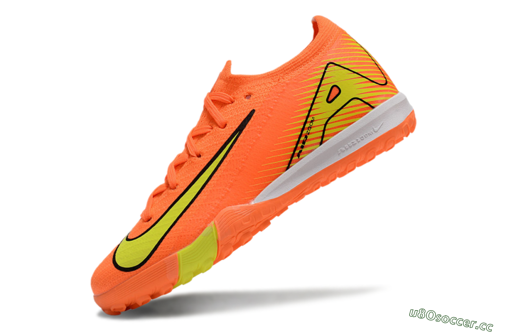 Kids Kids Nike Air Zoom Mercurial Vapor 16 Elite TF Artificial Turf Low-Tops Football Shoes - Orange/Yellow/Black/White 5