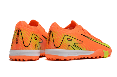 Kids Kids Nike Air Zoom Mercurial Vapor 16 Elite TF Artificial Turf Low-Tops Football Shoes - Orange/Yellow/Black/White