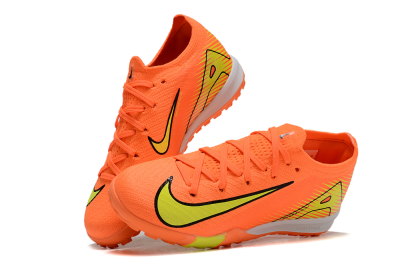 Kids Kids Nike Air Zoom Mercurial Vapor 16 Elite TF Artificial Turf Low-Tops Football Shoes - Orange/Yellow/Black/White