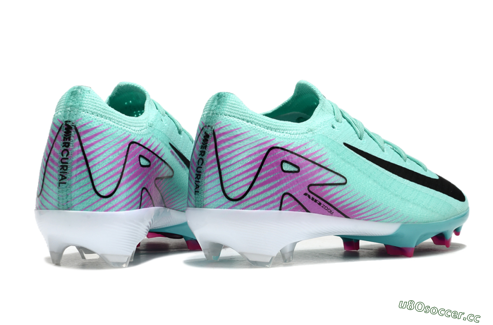 Kids Kids Nike Air Zoom Mercurial Vapor 16 Elite FG Firm Ground Low-Tops Football Boots - Jade/Purple/Black/White 7
