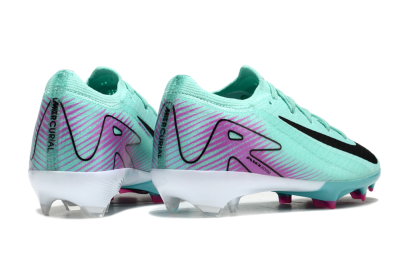 Kids Kids Nike Air Zoom Mercurial Vapor 16 Elite FG Firm Ground Low-Tops Football Boots - Jade/Purple/Black/White
