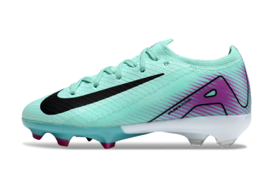 Kids Kids Nike Air Zoom Mercurial Vapor 16 Elite FG Firm Ground Low-Tops Football Boots - Jade/Purple/Black/White