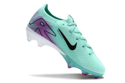 Kids Kids Nike Air Zoom Mercurial Vapor 16 Elite FG Firm Ground Low-Tops Football Boots - Jade/Purple/Black/White
